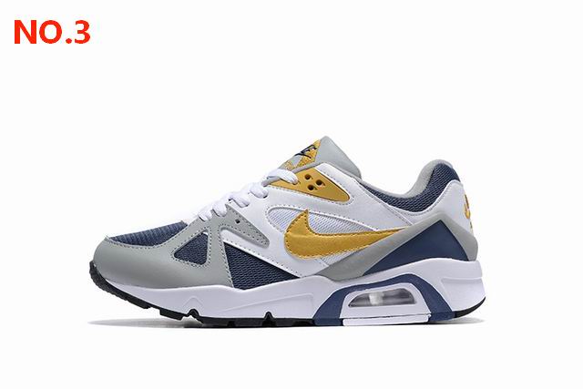 Nike Air Structure Triax 91 Men's Shoes Grey Navy White Golden;